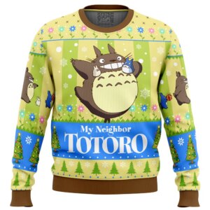 Totoro and Friends My Neighbor Totoro Ugly Christmas Sweater