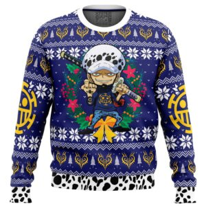 Trafalgar Law Christmas One Piece Ugly Christmas Sweater