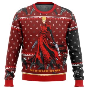 Trigun Vash the Stampede Ugly Christmas Sweater