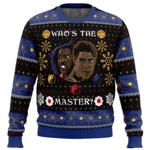 Whose The Master The Last Dragon Ugly Christmas Sweater