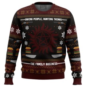 Winchester Christmas Supernatural Ugly Christmas Sweater