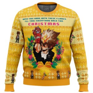 With This Hand, With These Flames Katekyo Hitman Reborn Ugly Christmas Sweater