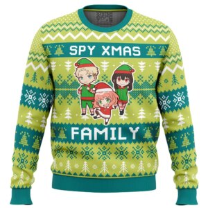 Xmas Family Spy X Family Ugly Christmas Sweater