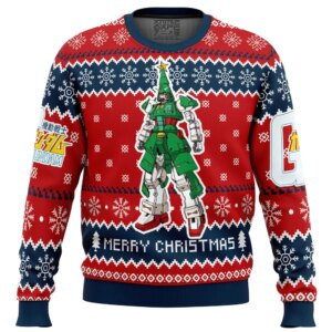 Xmas Tree Gundam Ugly Christmas Sweater