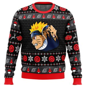 Yin Yang Shippuden Sasuke Ugly Christmas Sweater