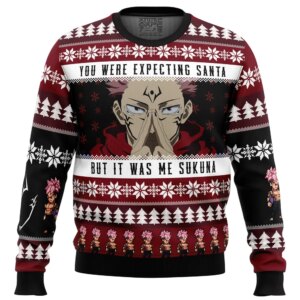 You Were Expecting Santa Sukuna Jujutsu Kaisen Ugly Christmas Sweater